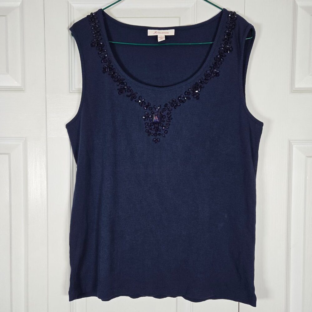 JM Collection Women's Top Large - Picture 2 of 6